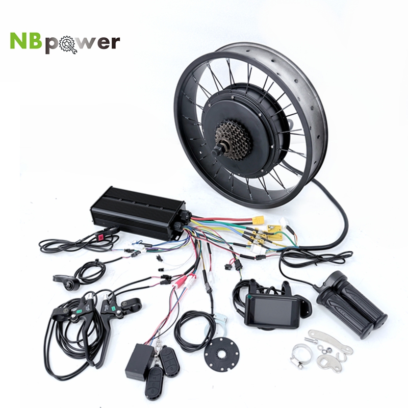 5000W Hub Motor Kit 72V - NBpower 72V 5000W 70-90km/h BLDC 허브