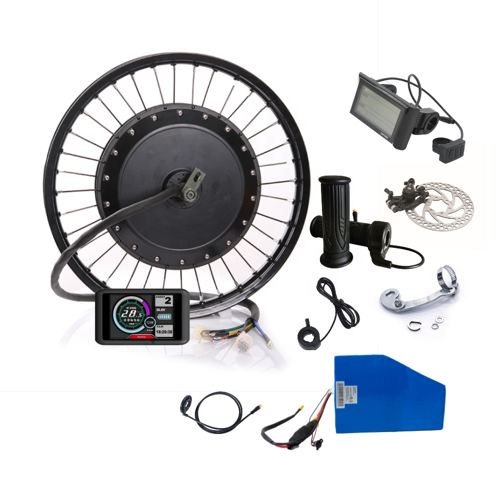 5000W Hub Motor Kit 72V - 빅 토크 전기 자전거 변환 키트
