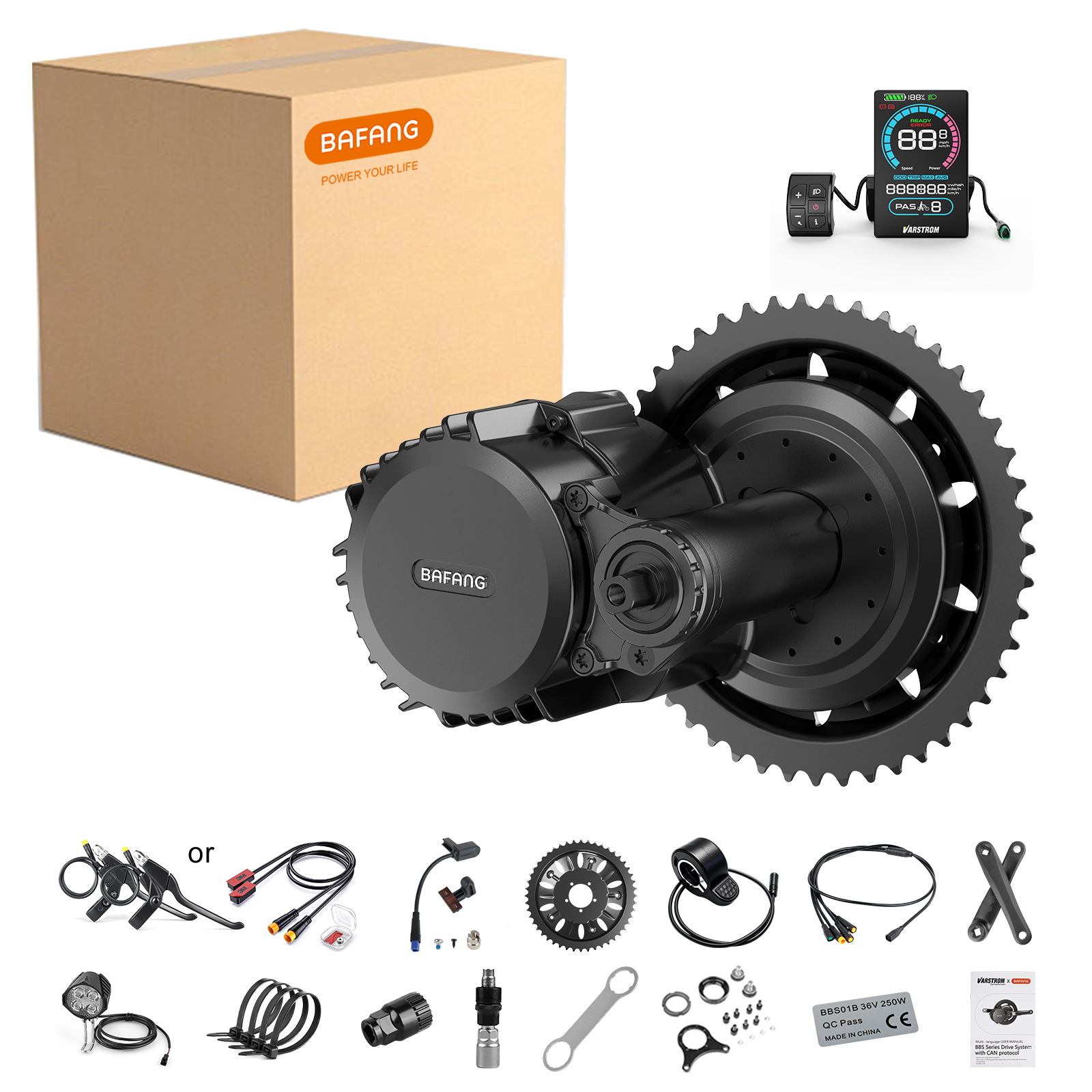 Mid Drive Conversion Kit 1000W - Bafang 전기 자전거 변환 키트, 전기