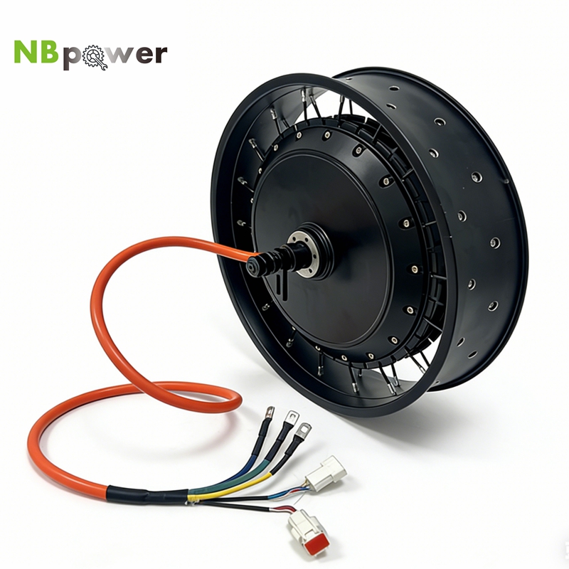 72V 8000W Brushless Hub Motor - NBpower/QS 273 40H 48-96v 정격 72V