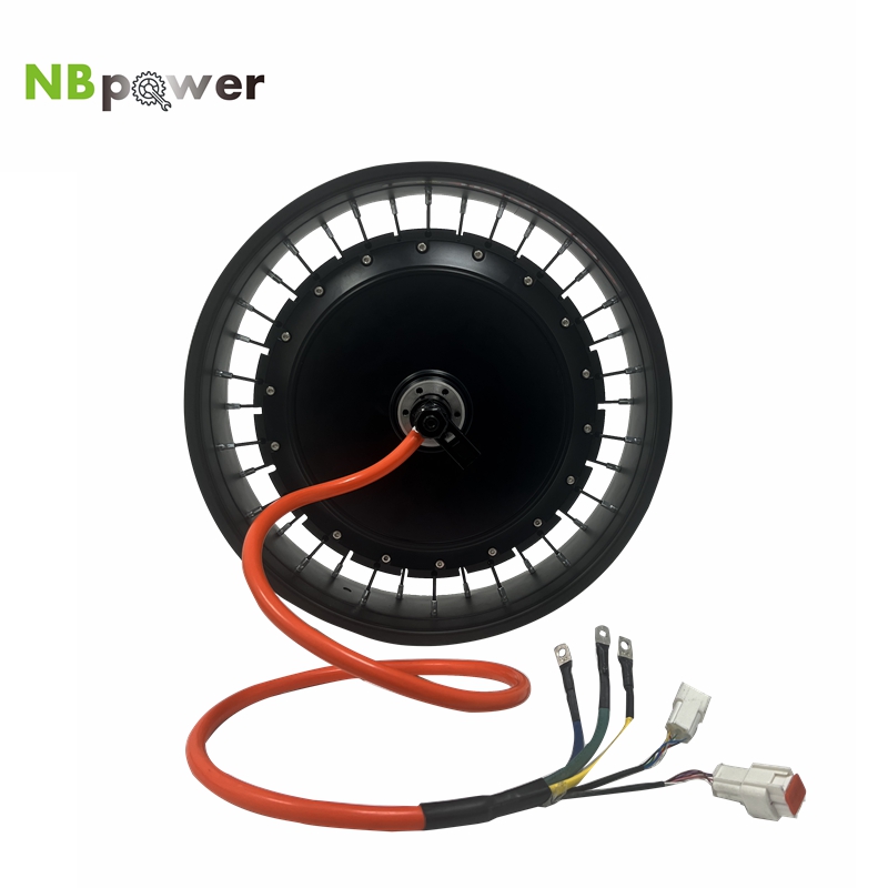 72V 8000W Brushless Hub Motor - NBpower/QS273 40H 20x4/24x4/26x4 정격 72V 4000W