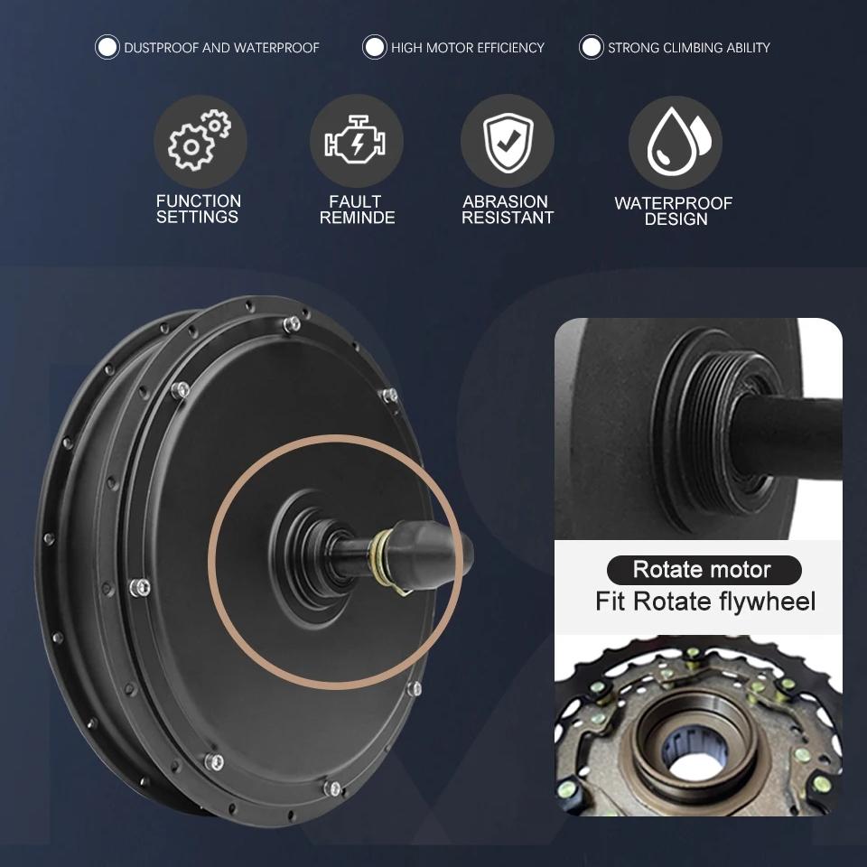 새로운 업그레이드 전기 자전거 변환 키트 MTX39 전 - 5000W Hub Motor Kit 72V 리뷰 및 가격