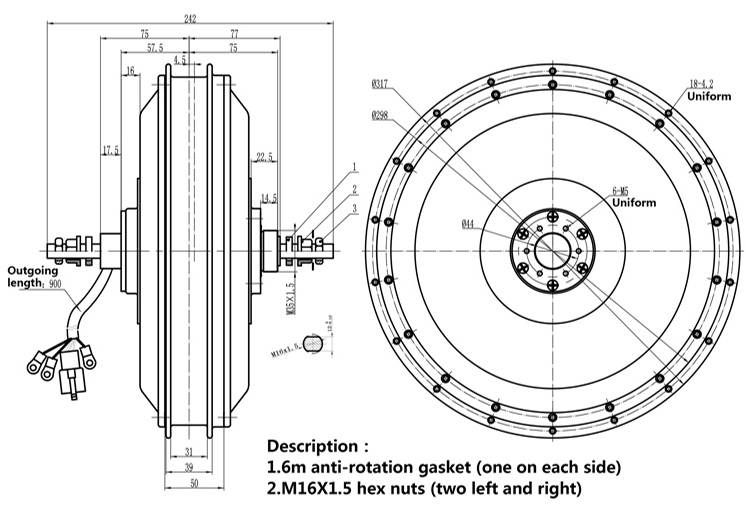 QS 273 V3 72v 8000W 전기 자전거 키트  - 72V 8000W Brushless Hub Motor 리뷰 및 가격