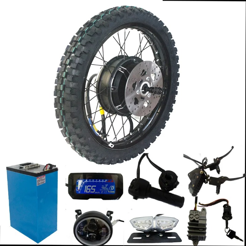 새로운 전기 변환 키트 72V 12000W 6000W  - 12000W Electric Motorcycle Hub Motor 리뷰 및 가격